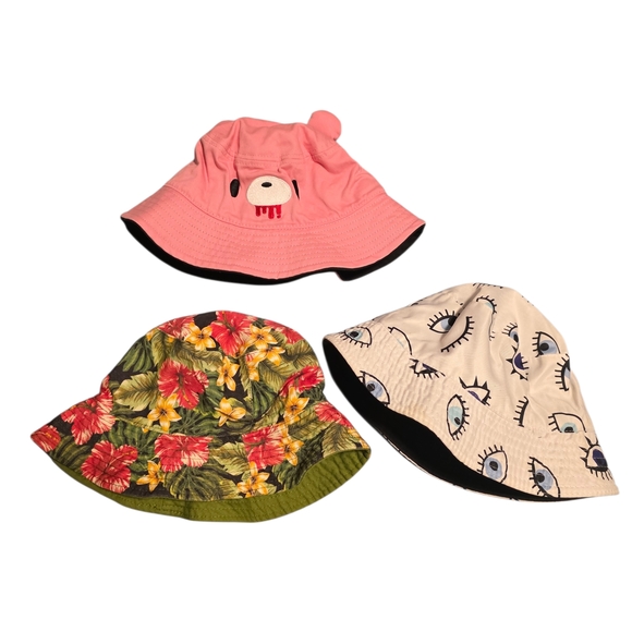 Fun Patterned Bucket Hat Bundle Set - Picture 2 of 4